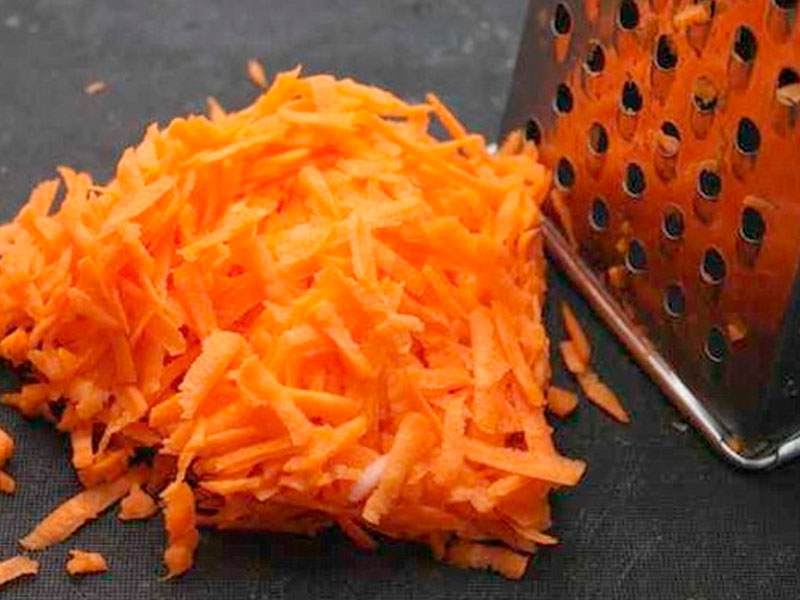 морковь натереть на терке