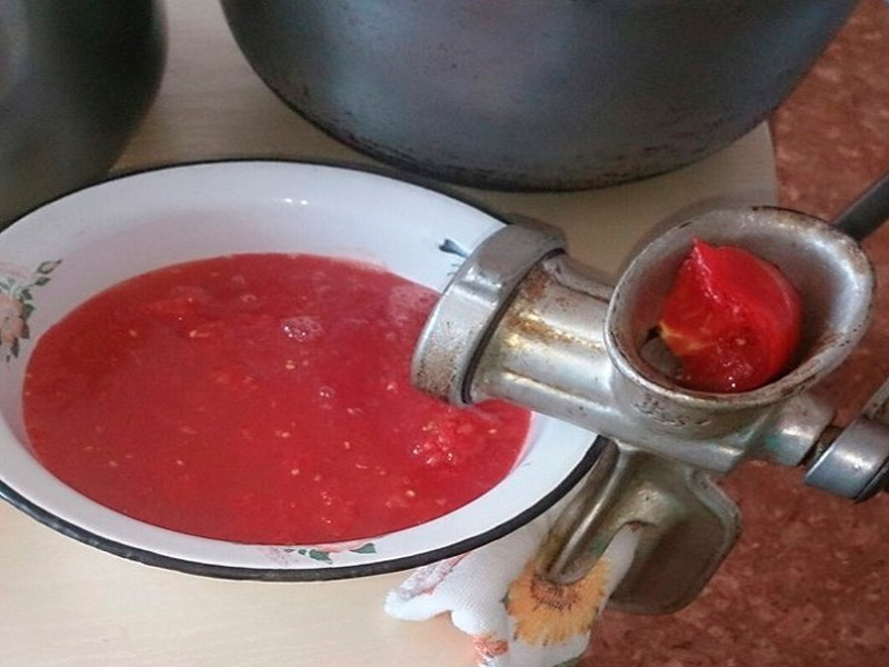 помидор пропустить через мясорубку