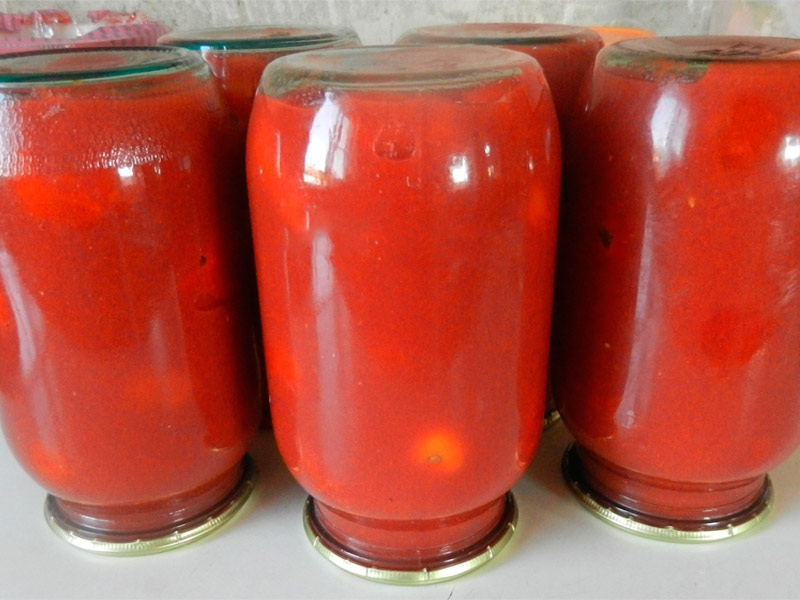 Стерилизация помидор в собственном соку